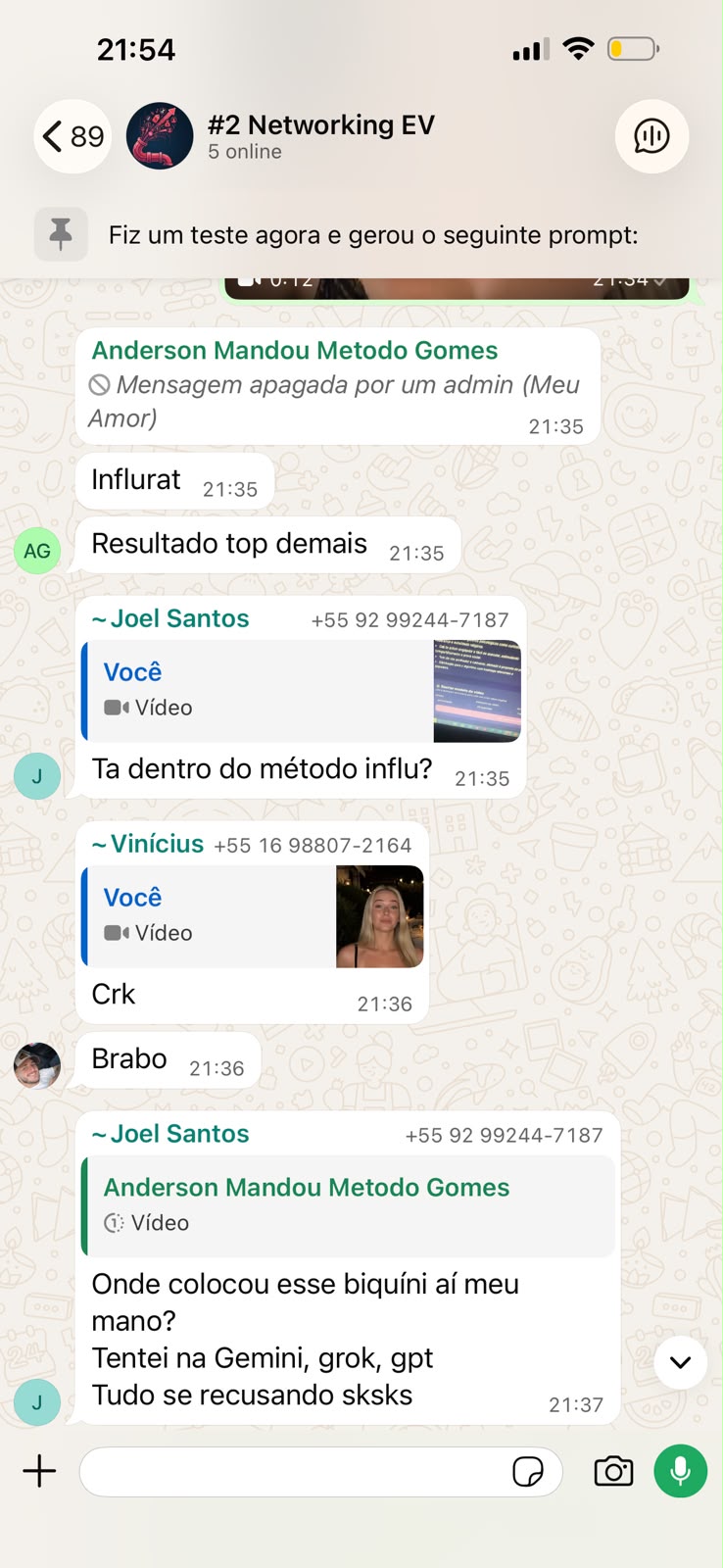 Resultado de aluno 1